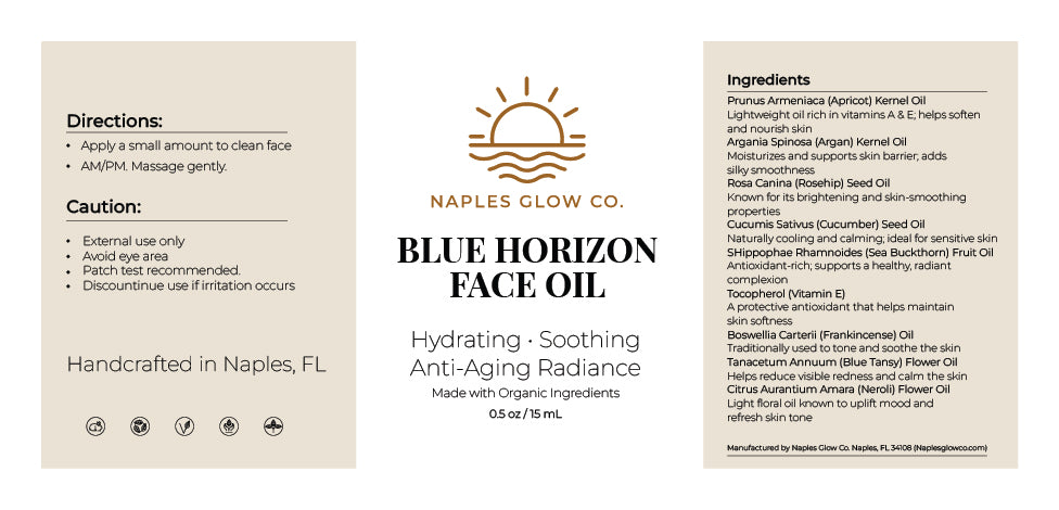 Blue Horizon Face Oil- Limited Golden Batch